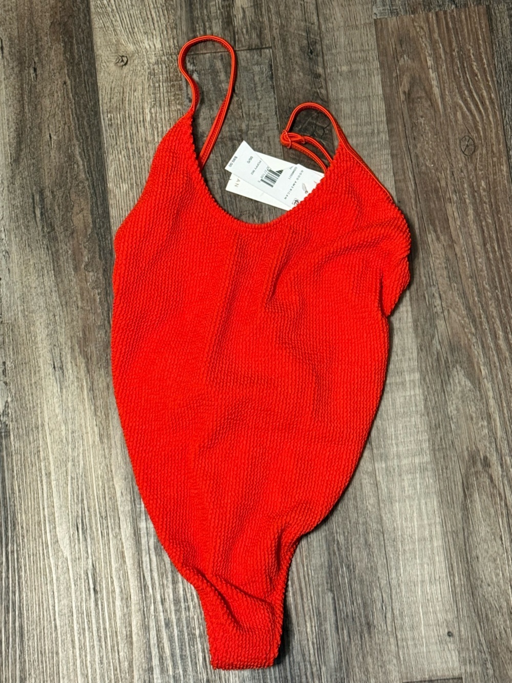 Good American Always Fits One-Piece Swimsuit Size Size 00/0 Bright Poppy
